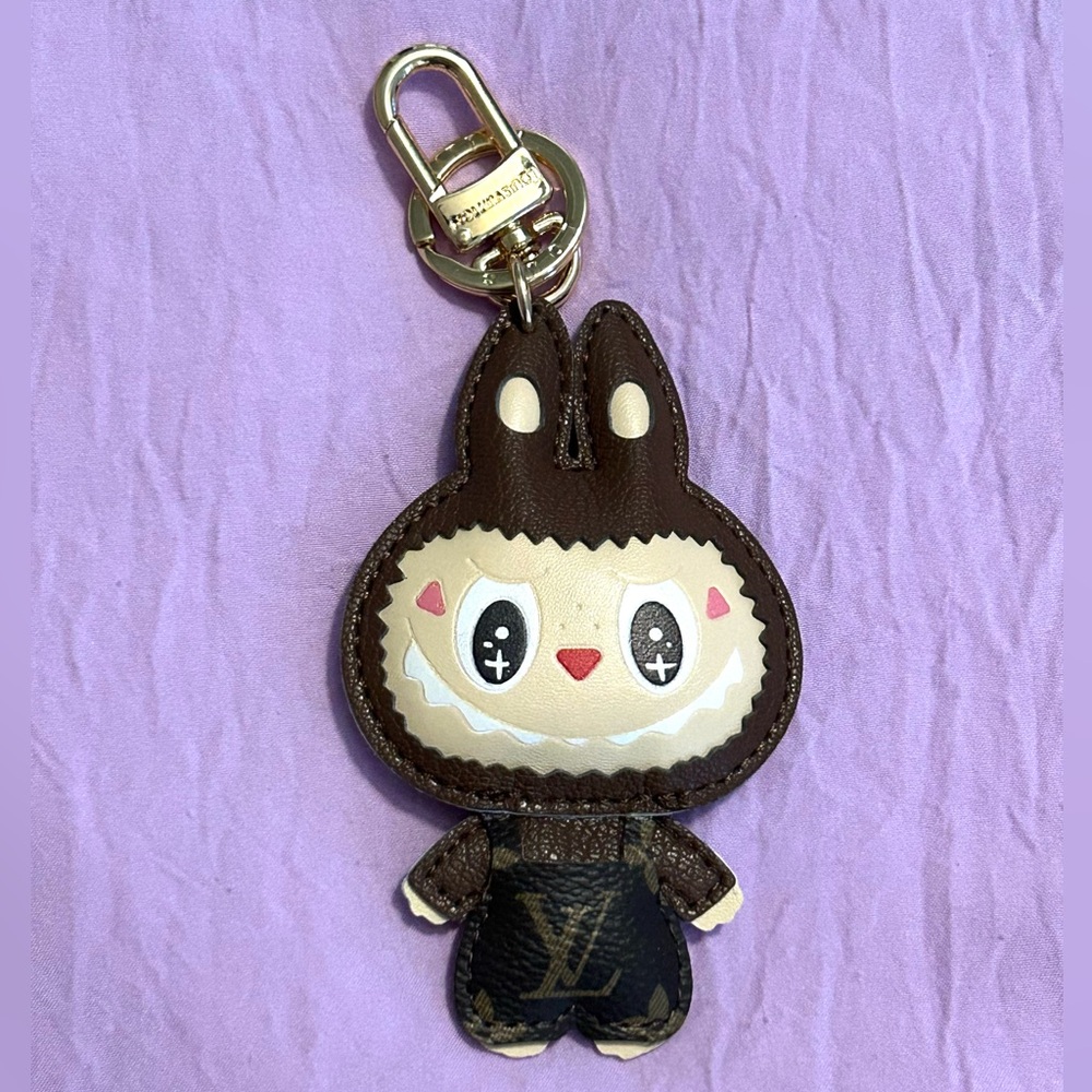 LV Labubu Leather Charm